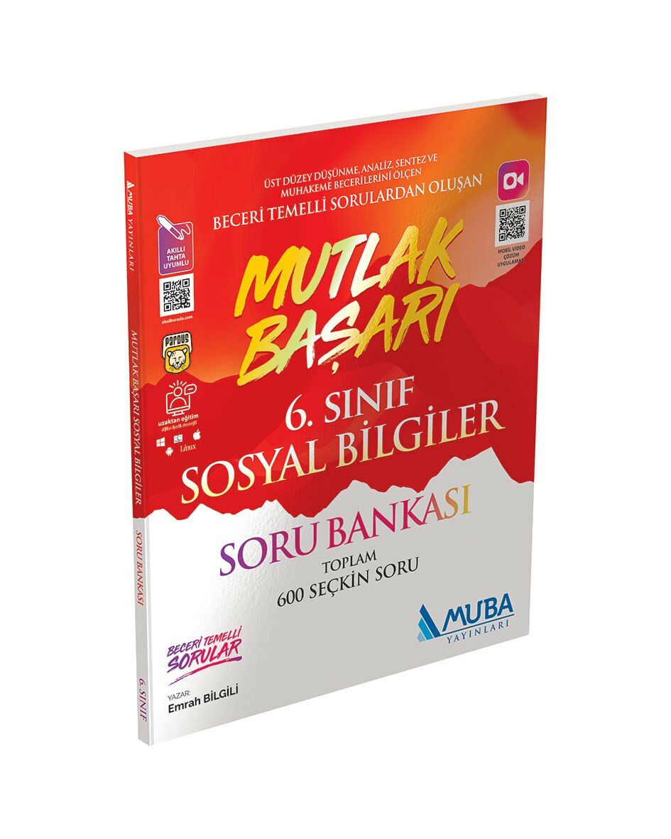 Muba Yayınları Mutlak Başarı 6. Sınıf Sosyal Bilgiler Soru Bankası