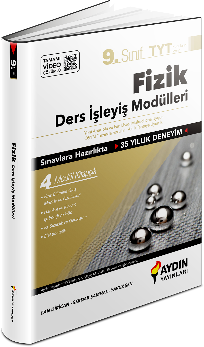 Aydın Yayınları 9. Sınıf Fizik Ders İşleyiş Modülleri