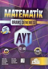 Pes Yayınları YKS AYT Branş Deneme Matematik 12*40 - 2022
