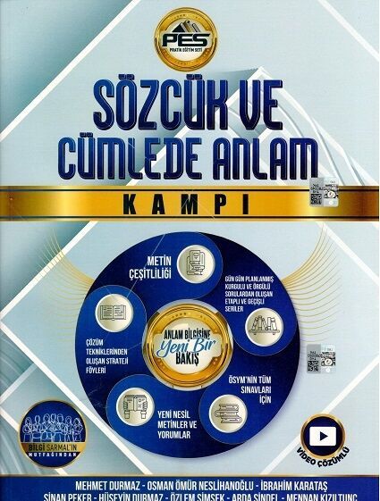 Pes Yayınları YKS Sözcük Ve Cümlede Anlam Kampı - 2022