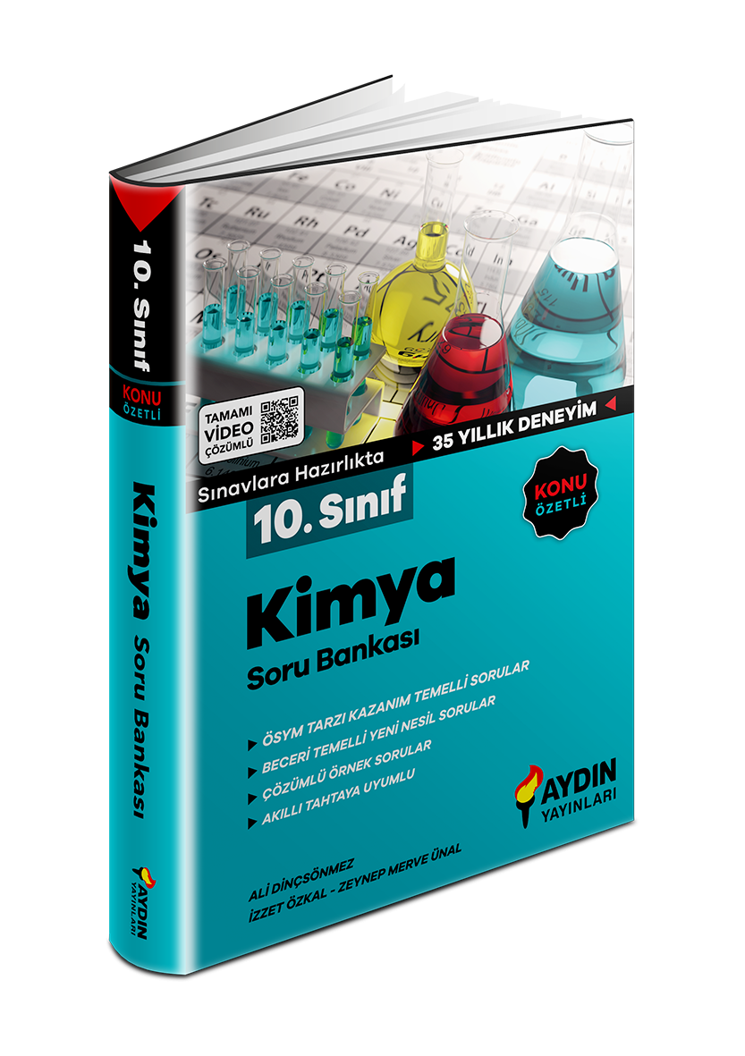 Aydın Yayınları 10. Sınıf Kimya Konu Özetli Soru Bankası