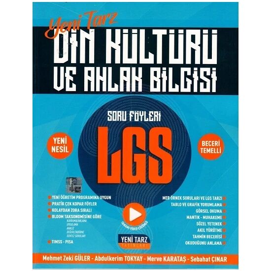 Yeni Tarz Yayınları 8.Sınıf Yeni Tarz S.B Din Kül ve Ahlak Bil - 2022