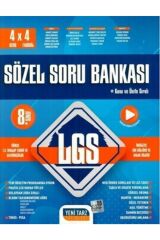 Yeni Tarz Yayınları 8.Sınıf Yeni Tarz S.B Sözel  - 2022