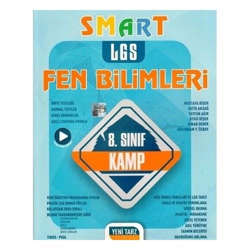 Yeni Tarz Yayınları 8.Sınıf Yeni Tarz Smart Fen Bilimleri Kamp - 2022