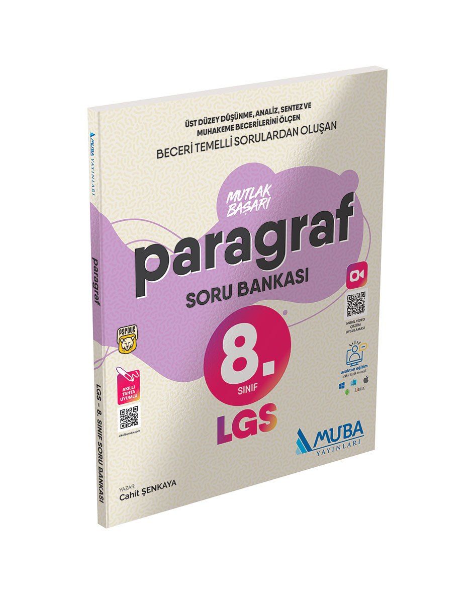 Muba Yayınları Mutlak Başarı  8.Sınıf LGS Paragraf Soru Bankası