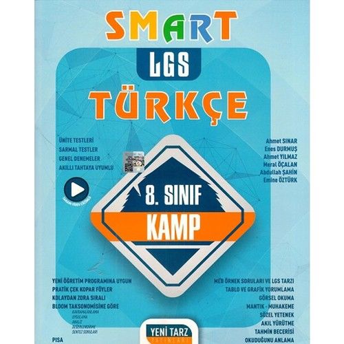 Yeni Tarz Yayınları 8.Sınıf Yeni Tarz Smart Türkçe Kamp - 2022