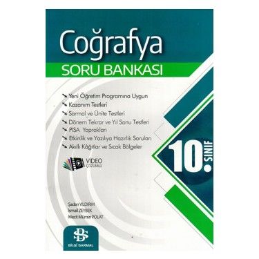 Sarmal Yayınları 10.Sınıf S.B. Coğrafya - 2023