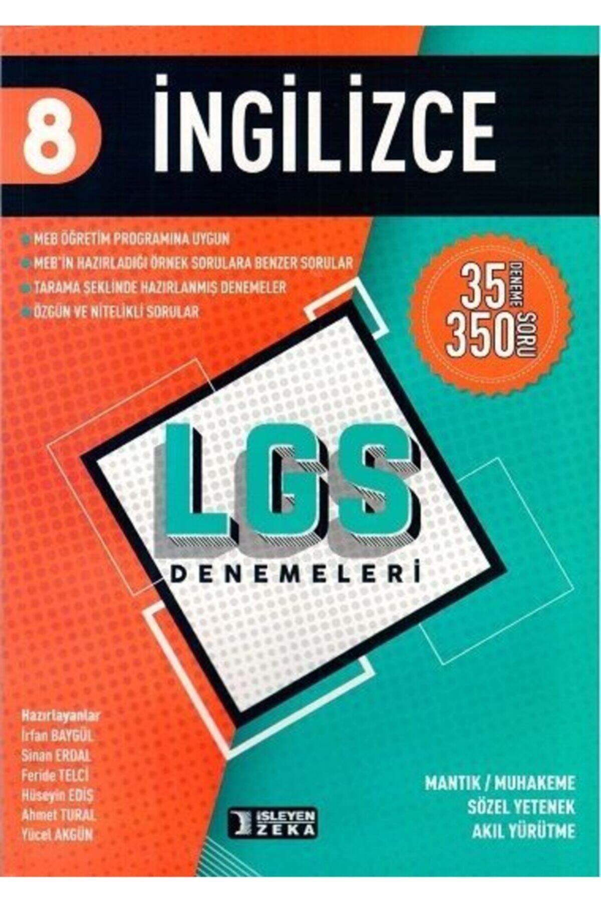 İşleyen Zeka Yayınları 8. Sınıf LGS Deneme İngilizce - 2022