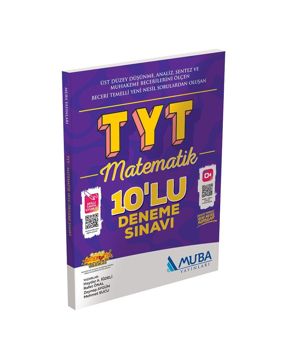 Muba Yayınları TYT Matematik 10'lu Deneme Sınavı