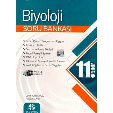 Sarmal Yayınları 11.Sınıf S.B. Biyoloji - 2023