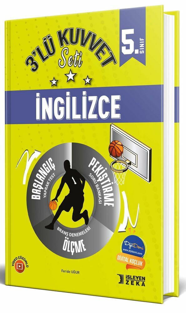 İşleyen Zeka Yayınları 5. Sınıf 3'lü Kuvvet Seti İngilizce - 2023