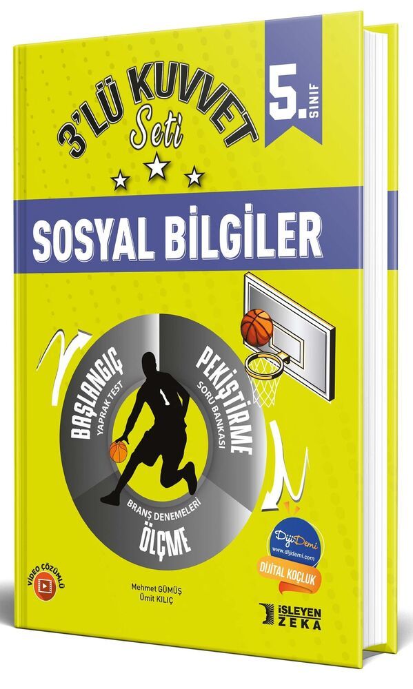 İşleyen Zeka Yayınları 5. Sınıf 3'lü Kuvvet Seti Sosyal Bilgiler - 2023