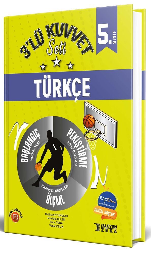 İşleyen Zeka Yayınları 5. Sınıf 3'lü Kuvvet Seti Türkçe - 2023