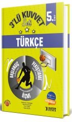 İşleyen Zeka Yayınları 5. Sınıf 3'lü Kuvvet Seti Türkçe - 2023