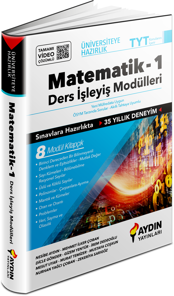 Aydın Yayınları Matematik Ders İşleyiş Modülleri 1. Kitap