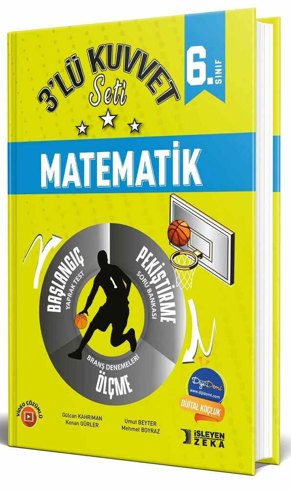 İşleyen Zeka Yayınları 6. Sınıf 3'lü Kuvvet Seti Matematik - 2023