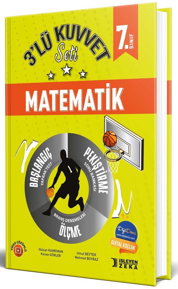 İşleyen Zeka Yayınları 7. Sınıf 3'lü Kuvvet Seti Matematik - 2023
