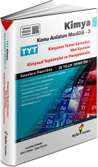 Aydın Yayınları TYT Kimya Konu Anlatım Modülü 3 (Kimyanın Temel Yasaları-Mol-Kimyasal Hesaplamalar)