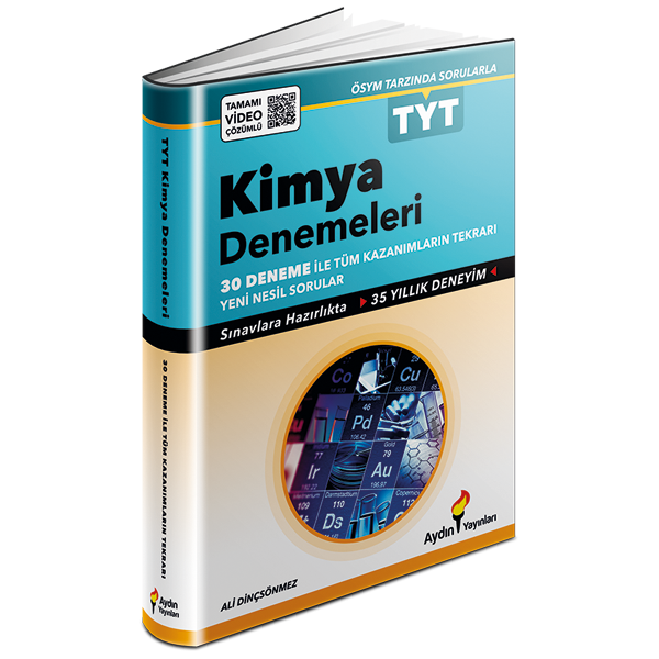 Aydın Yayınları TYT Kimya 30 Deneme