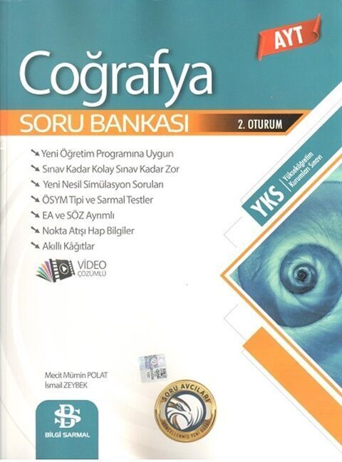 Sarmal Yayınları YKS AYT S.B. Coğrafya - 2023