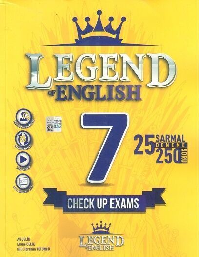 Legend İngilizce Yayınları 7. Sınıf Check Up Exams - 2023