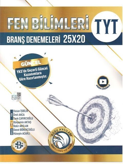 Sarmal Yayınları TYT Deneme Fen Bilimleri (25*20)  - 2022