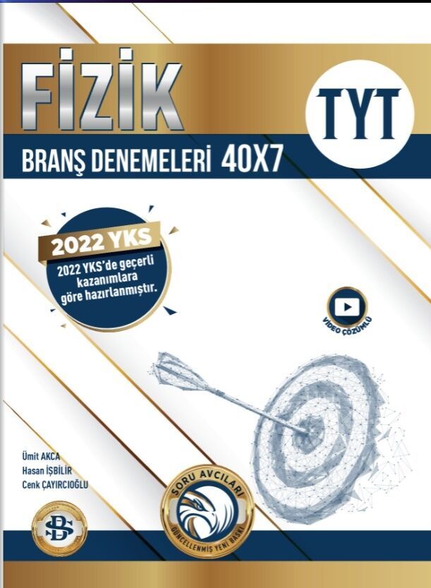 Sarmal Yayınları TYT Deneme Fizik  (40*7) - 2022