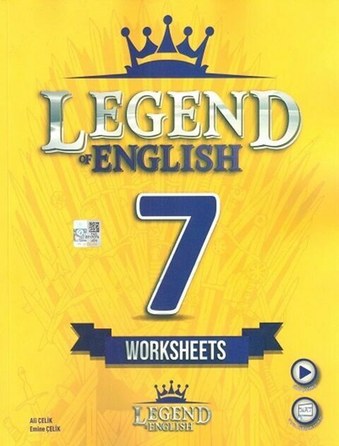 Legend İngilizce Yayınları 7. Sınıf Worksheets - Çalışma Kitabı - 2023