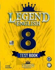 Legend İngilizce Yayınları 8. Sınıf Test Book - Test Kitabı - 2022-23