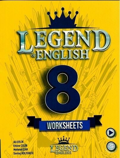 Legend İngilizce Yayınları 8. Sınıf Worksheets - Çalışma Kitabı - 2022