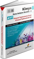 Aydın Yayınları AYT Kimya Konu Anlatım Modülü 3 (Kimyasal Tepkimelerde Enerji-Hız)