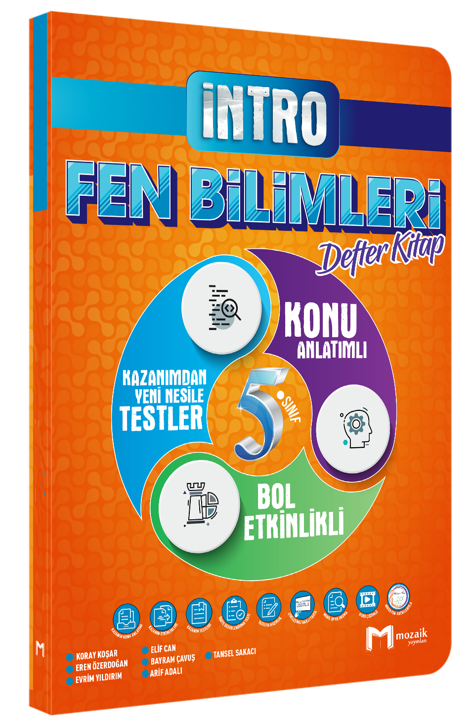 Mozaik Yayınları 5. Sınıf Mozaik İntro Defter Fen Bilim - 2022-23