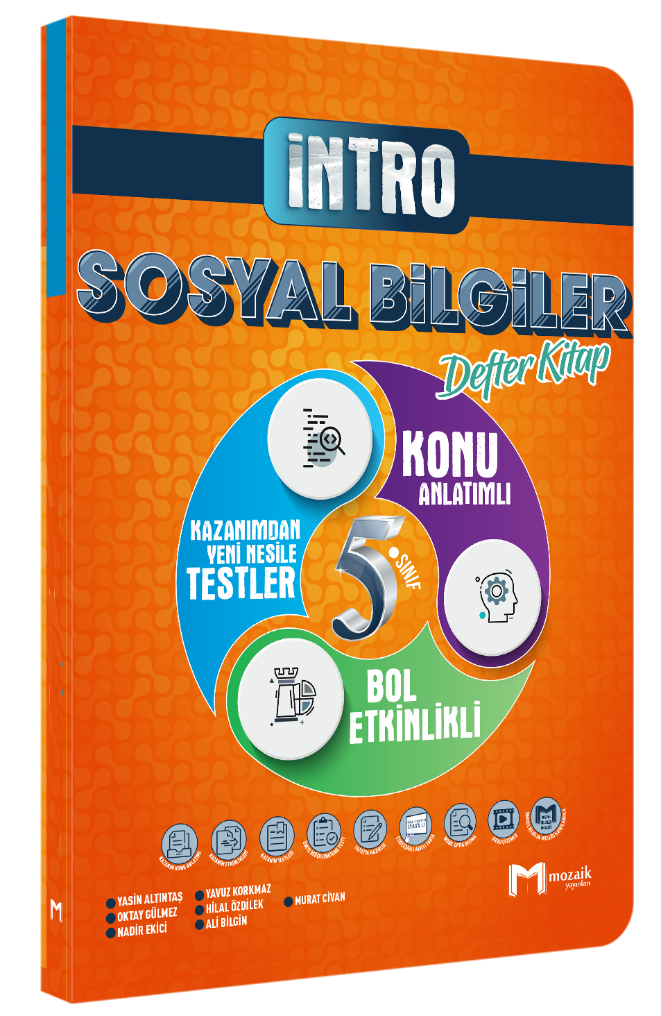 Mozaik Yayınları 5. Sınıf Mozaik İntro Defter Sosyal Bilgiler - 2022