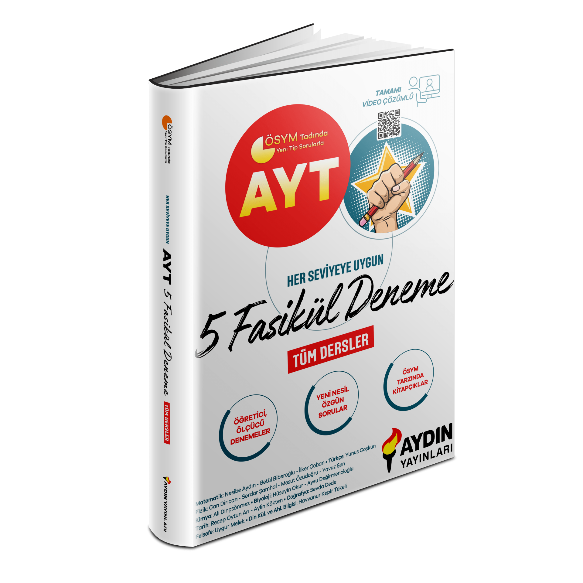 Aydın Yayınları AYT 5 Fasikül Deneme