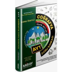 Miray Yayınları AYT Coğrafya Konu Özetli Soru Bankası