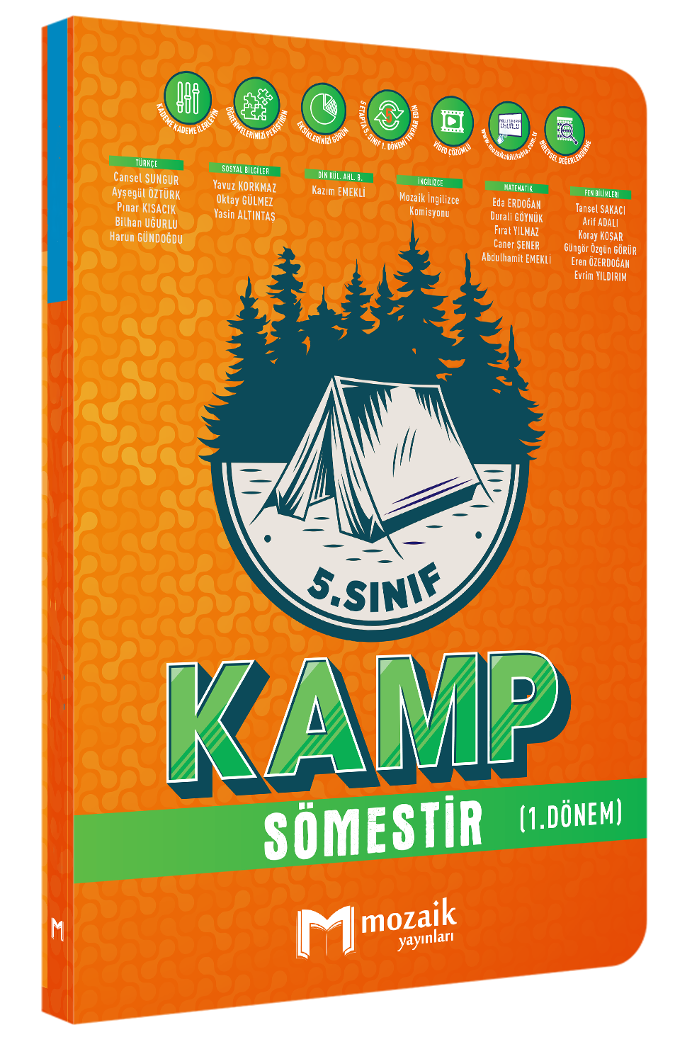 Mozaik Yayınları 5. Sınıf Mozaik Sömestr (1.Dönem) Kamp - 2022