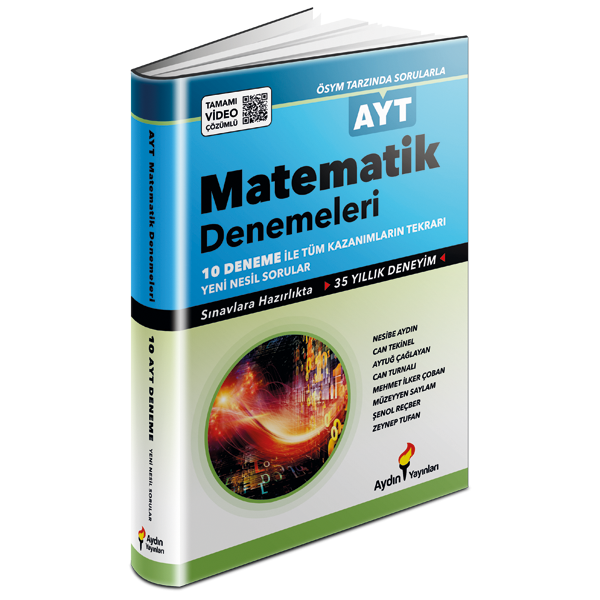 Aydın Yayınları AYT Matematik 10 Deneme