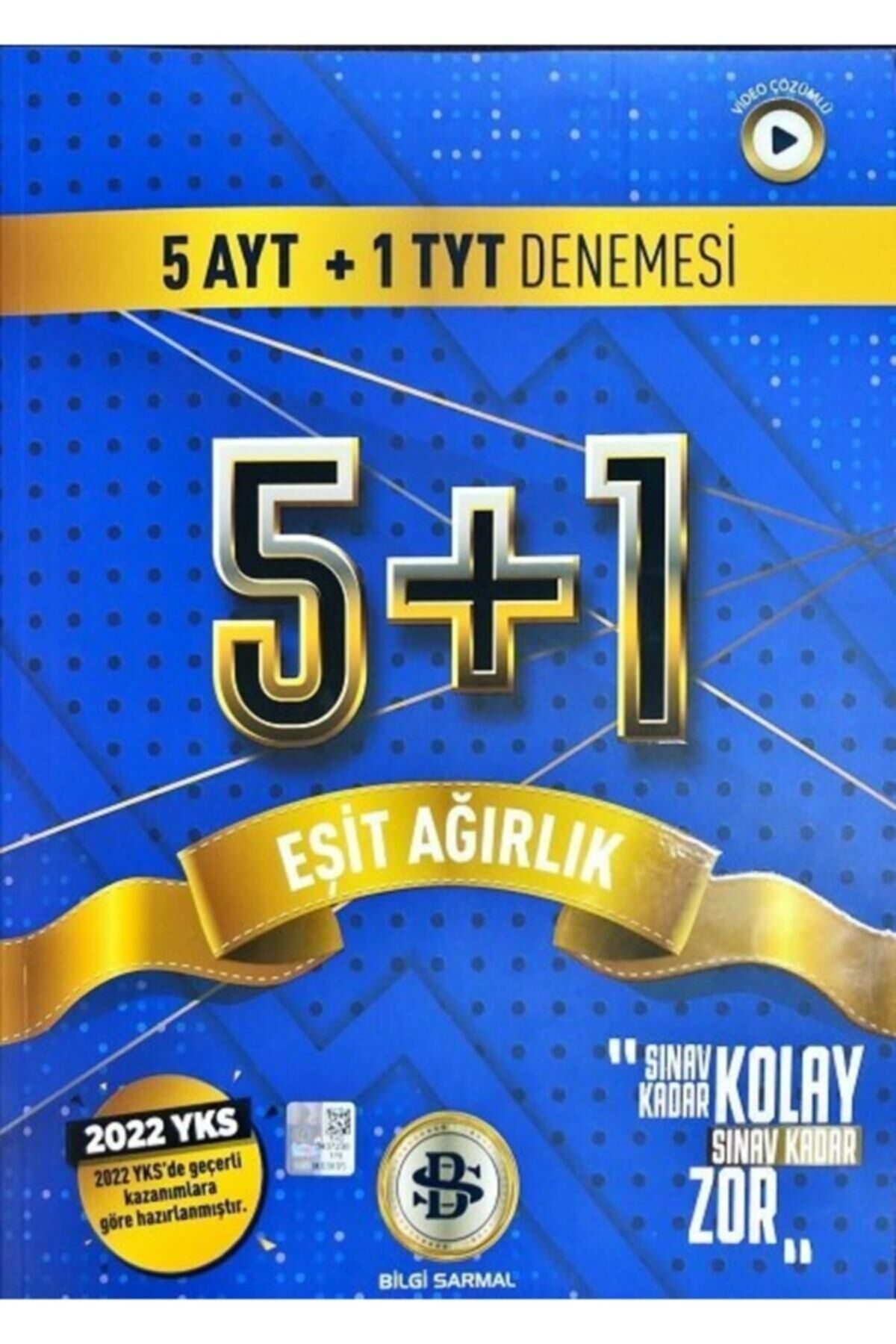 Sarmal Yayınları YKS TYT AYT  Deneme 5+1 Eşit Ağırlık - 2022