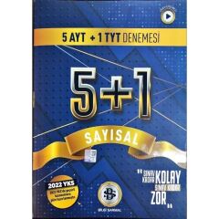 Sarmal Yayınları YKS TYT AYT Deneme 5+1 Sayısal - 2022