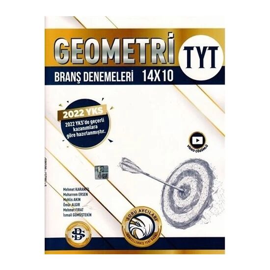Sarmal Yayınları YKS TYT AYT Deneme Geometri - 2022