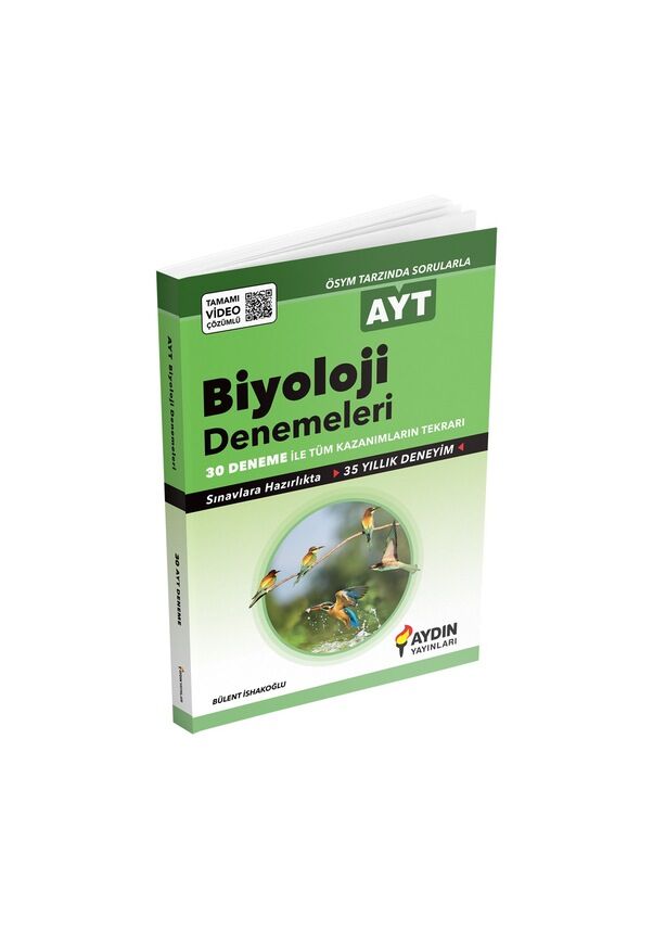 Aydın Yayınları AYT Biyoloji 30 Deneme