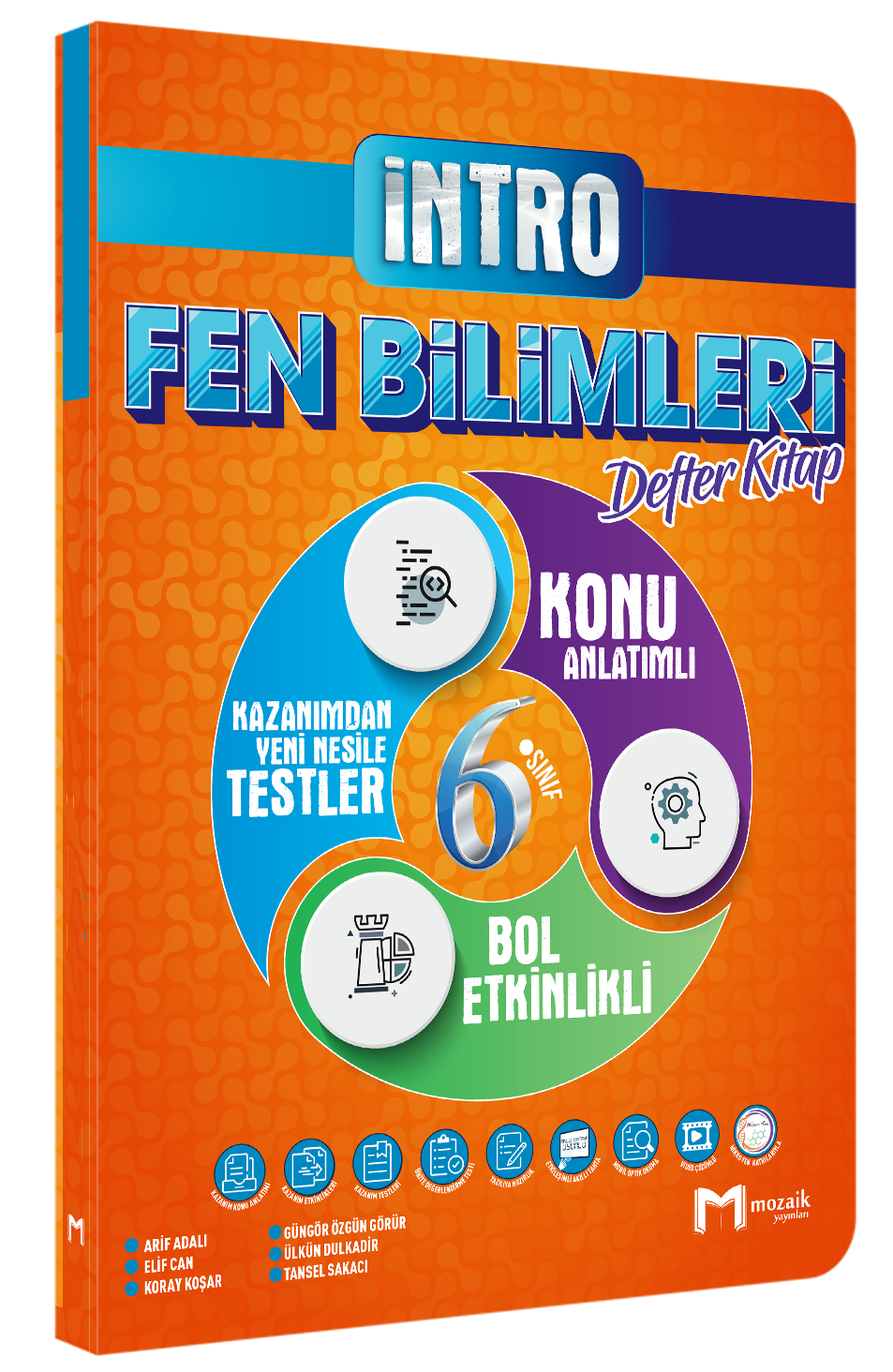Mozaik Yayınları 6. Sınıf Mozaik İntro Defter Fen Bilm. - 2022-23
