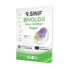 Biyotik Yayınları 9.Sınıf K.A. Biyoloji - 2022-23