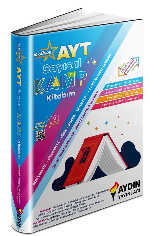 Aydın Yayınları AYT Sayısal Kamp Kitabı