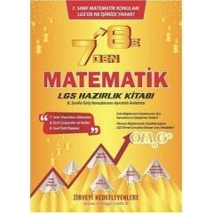 Omage Yayınları 7'den 8'e LGS Matematik Hazırlık Kitabı