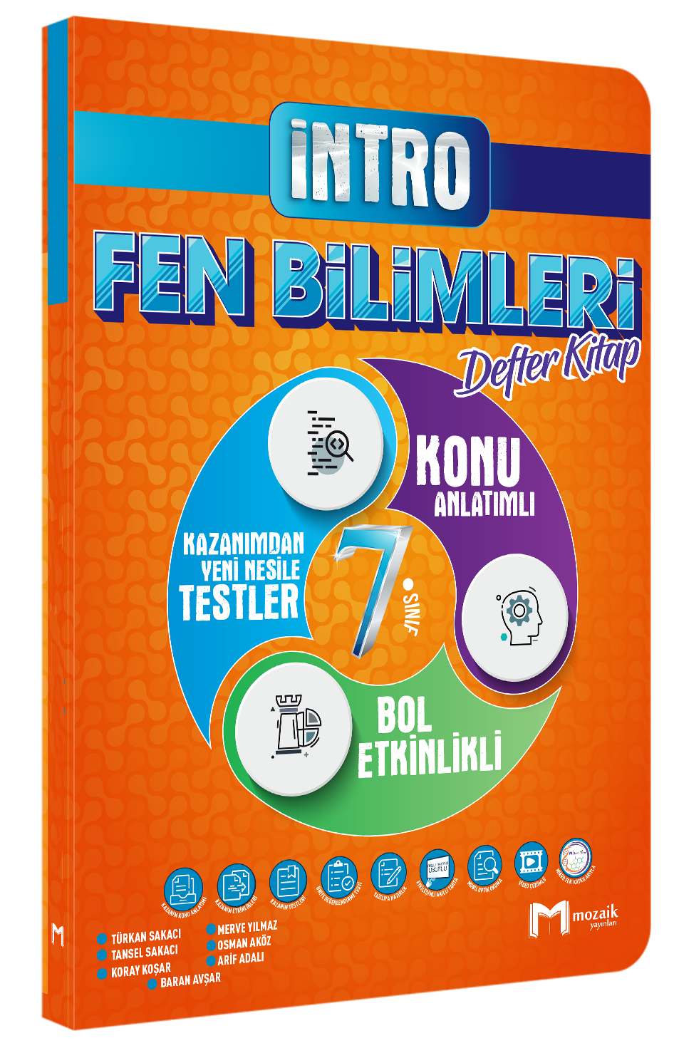 Mozaik Yayınları 7. Sınıf Mozaik İntro Defter Fen Bilm. - 2022-23