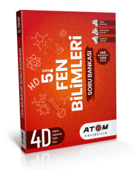 Atom Yayıncılık  5. Sınıf Fen Bilimleri 4D Soru Bankası