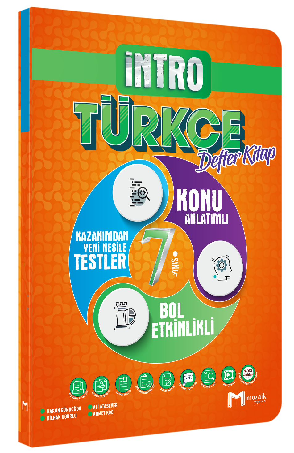 Mozaik Yayınları 7. Sınıf Mozaik İntro Defter Türkçe - 2022-23