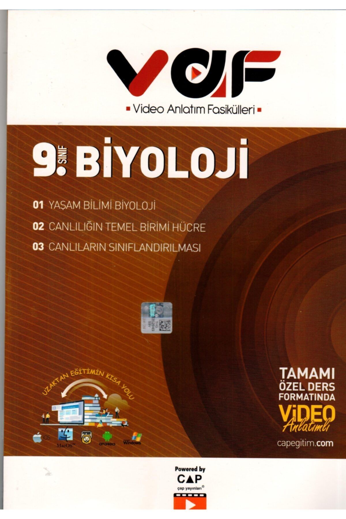 Vaf Yayınları 9.Sınıf Fasikül Biyoloji - 2022