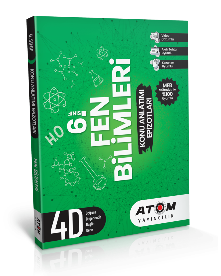 Atom Yayıncılık 6. Sınıf Fen Bilimleri 4D Epizot Konu Anlatımı